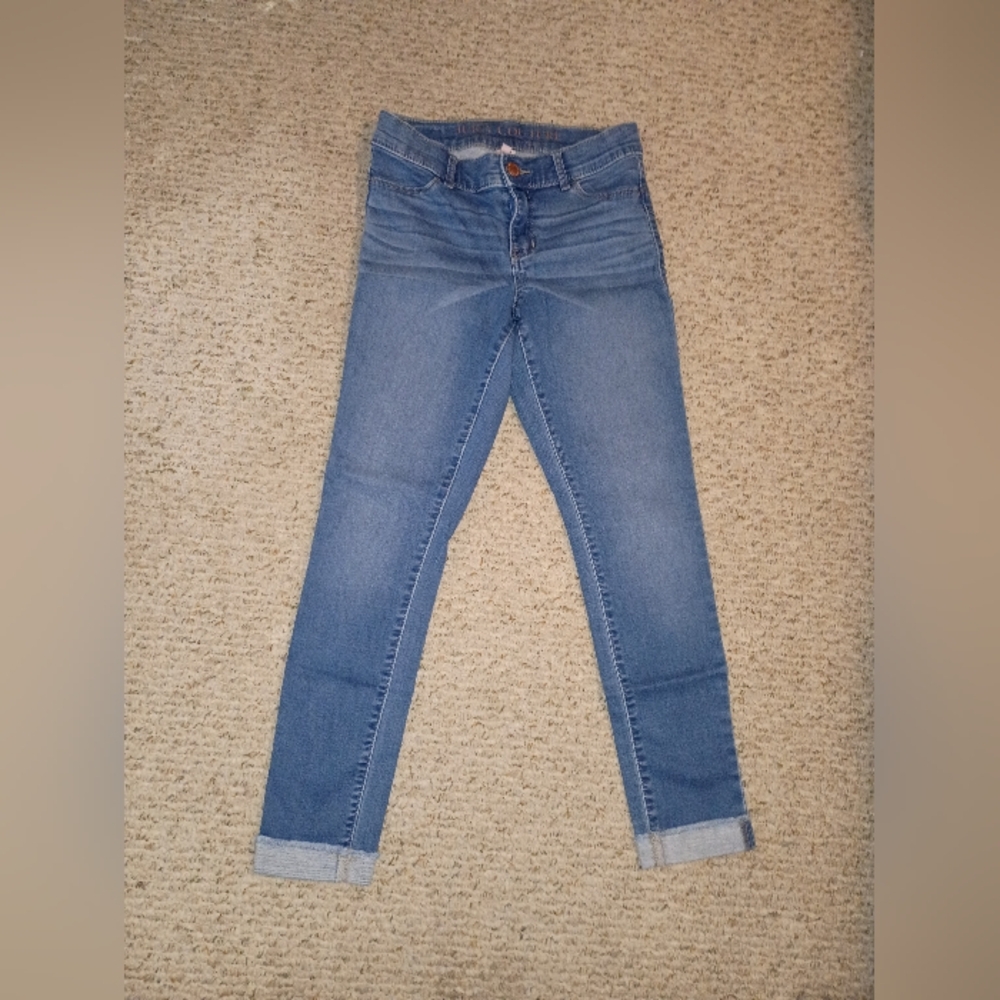 Women's Mid Rise Juicy Couture Blue Skinny Jeans Size 4